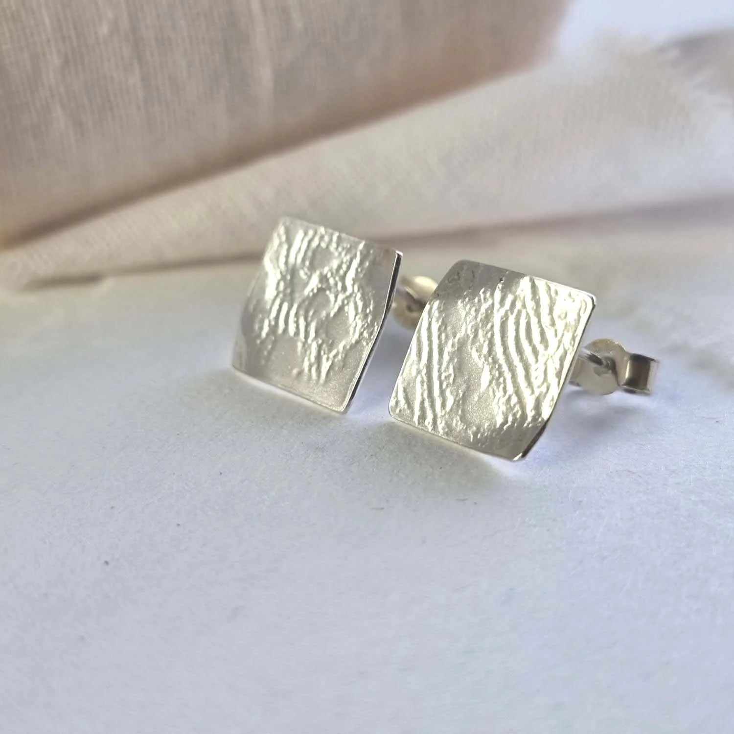 Lace stud earrings - The Studio at Wirksworth