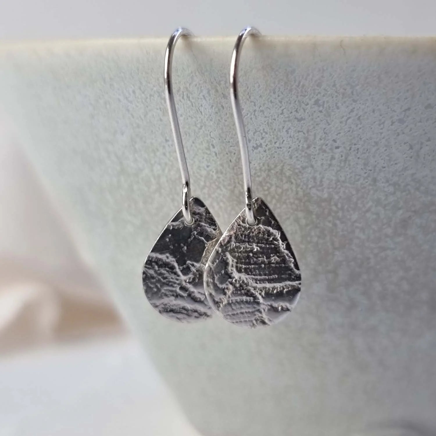 Lace long hook earrings - The Studio at Wirksworth