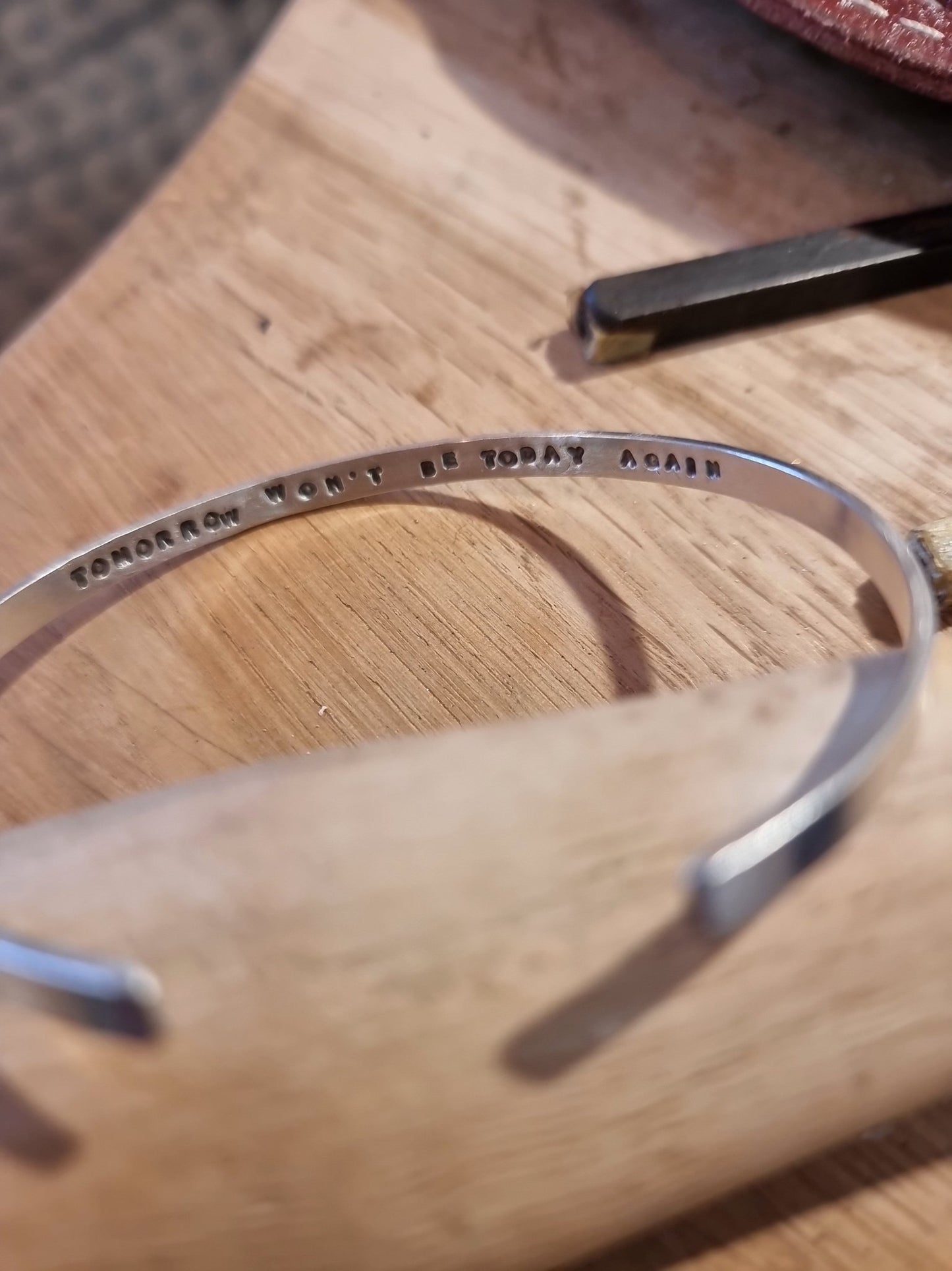 Secret message bangle - Wednesday 13th August and Saturday 11th October - The Studio at Wirksworth