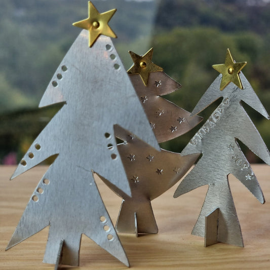 Little metal Christmas tree decorations - Friday 19th December evening - The Studio at Wirksworth