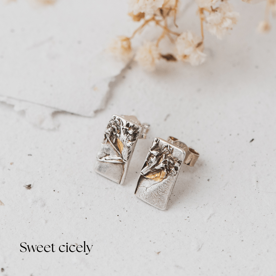 Botanics - stud earrings - The Studio at Wirksworth