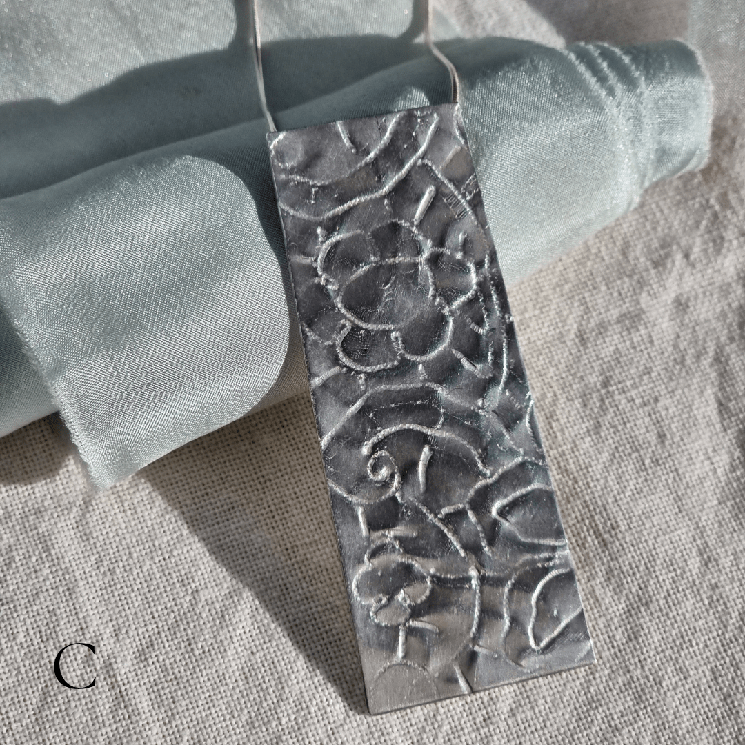 Flat lace pendant - The Studio at Wirksworth