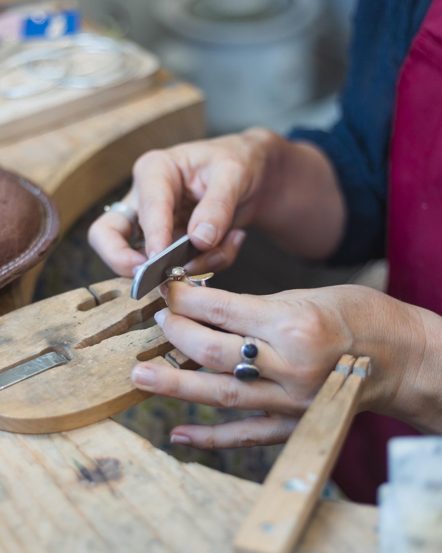 An introduction to silver jewellery - making over five sessions - The Studio at Wirksworth
