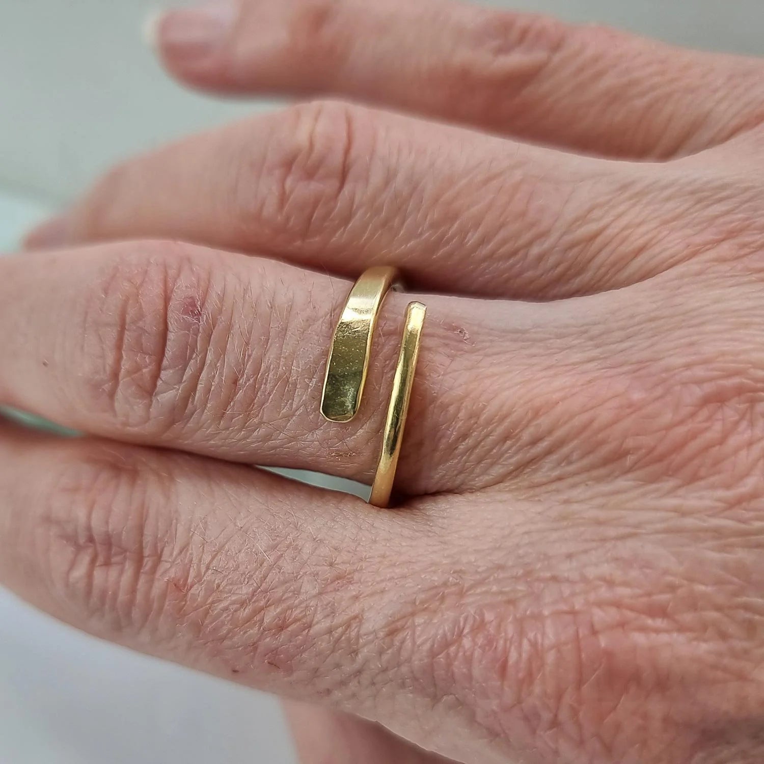 Heavy forged ring - The Studio at Wirksworth