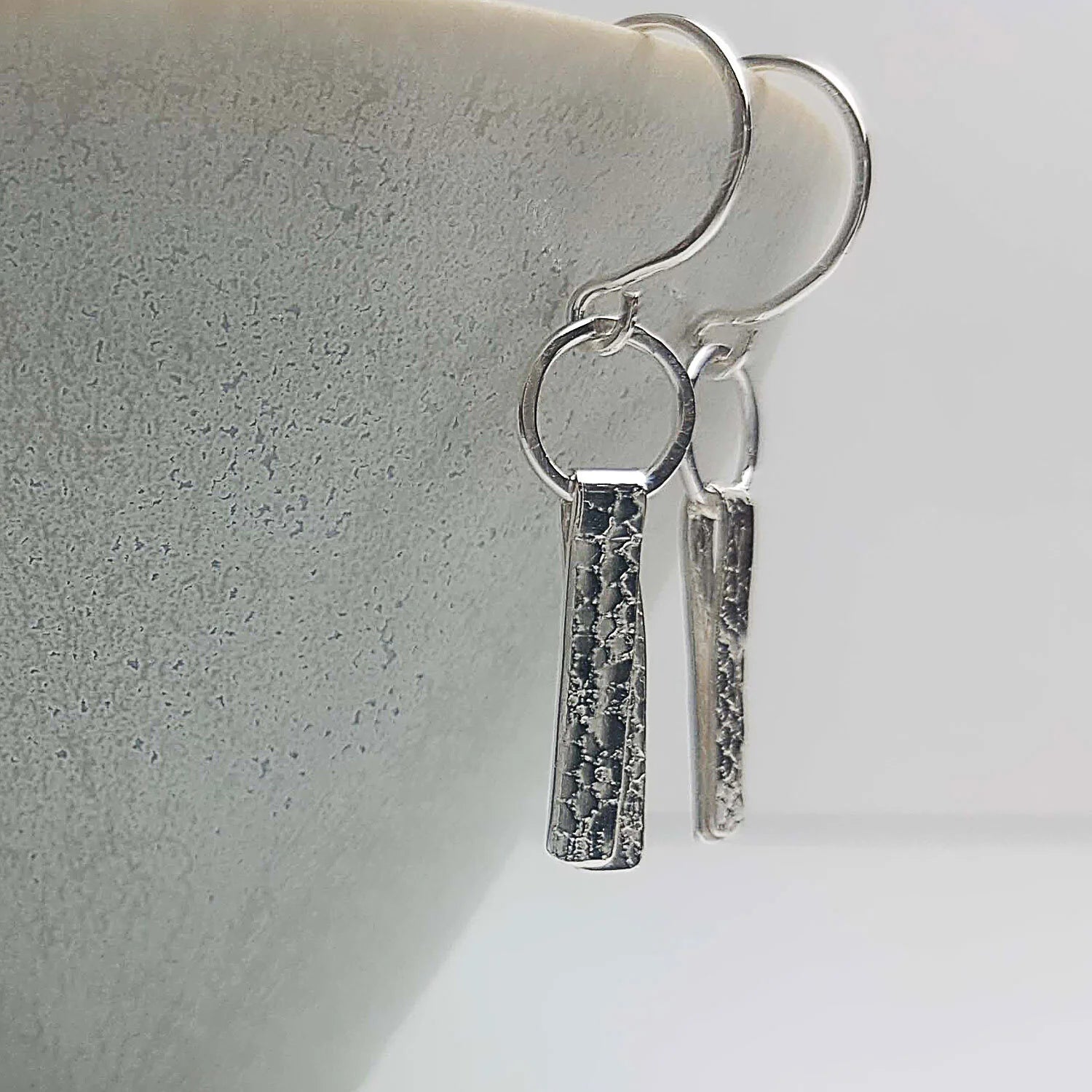 Lace ribbon earrings - The Studio at Wirksworth