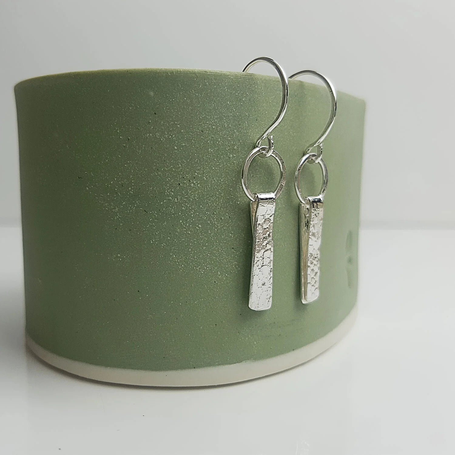 Lace ribbon earrings - The Studio at Wirksworth
