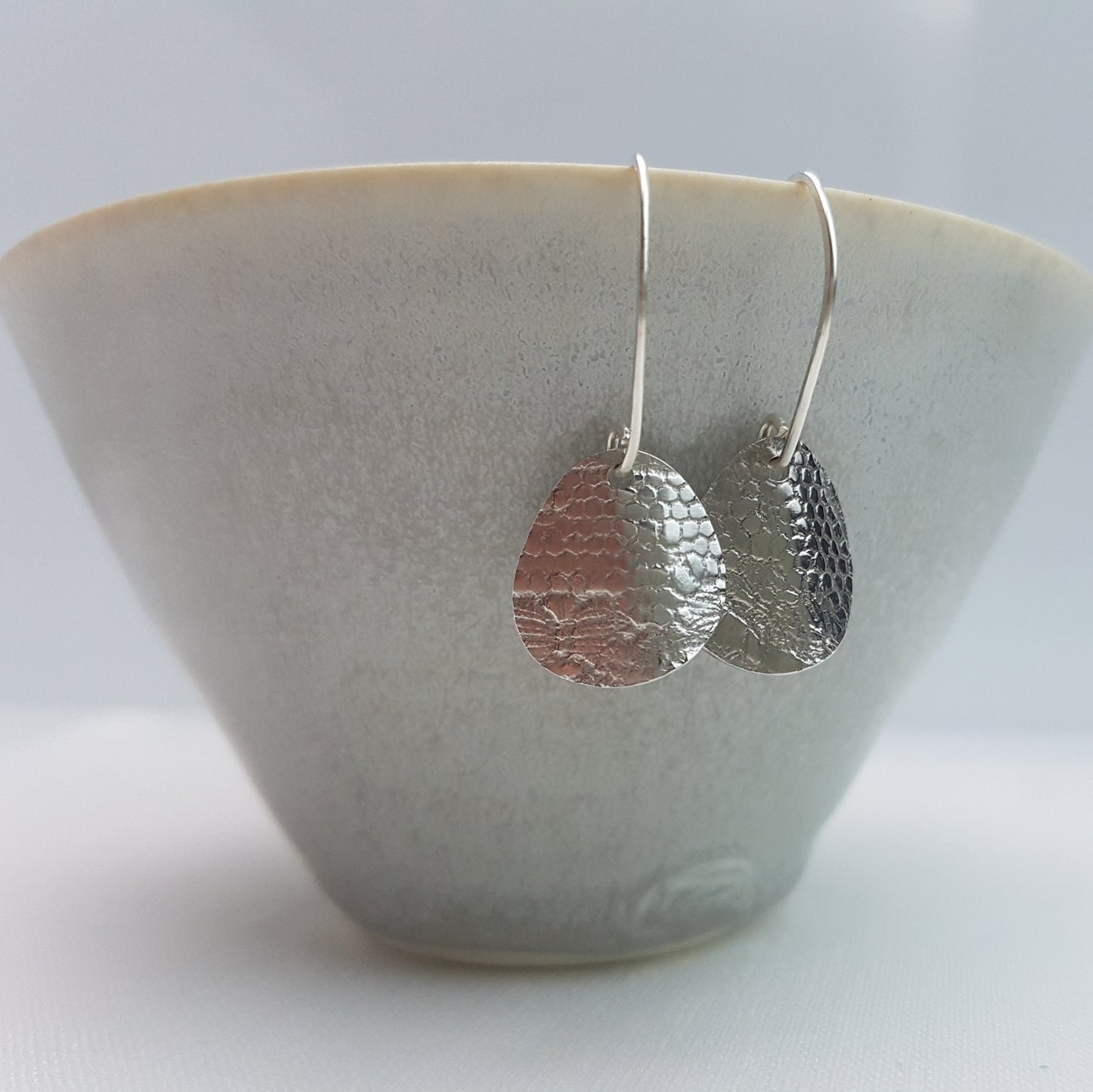 Lace petal earrings - The Studio at Wirksworth
