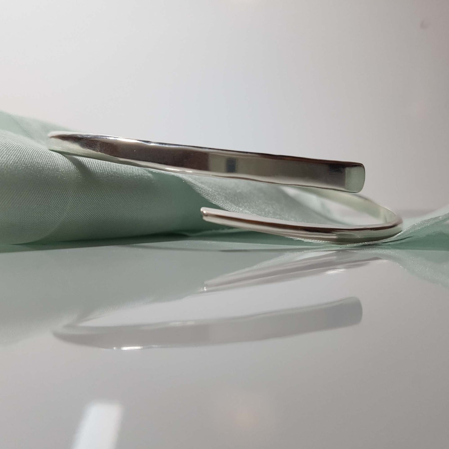 Forged organic bangle - The Studio at Wirksworth