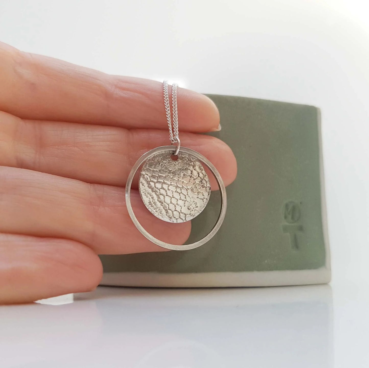 Lace coin necklace - The Studio at Wirksworth