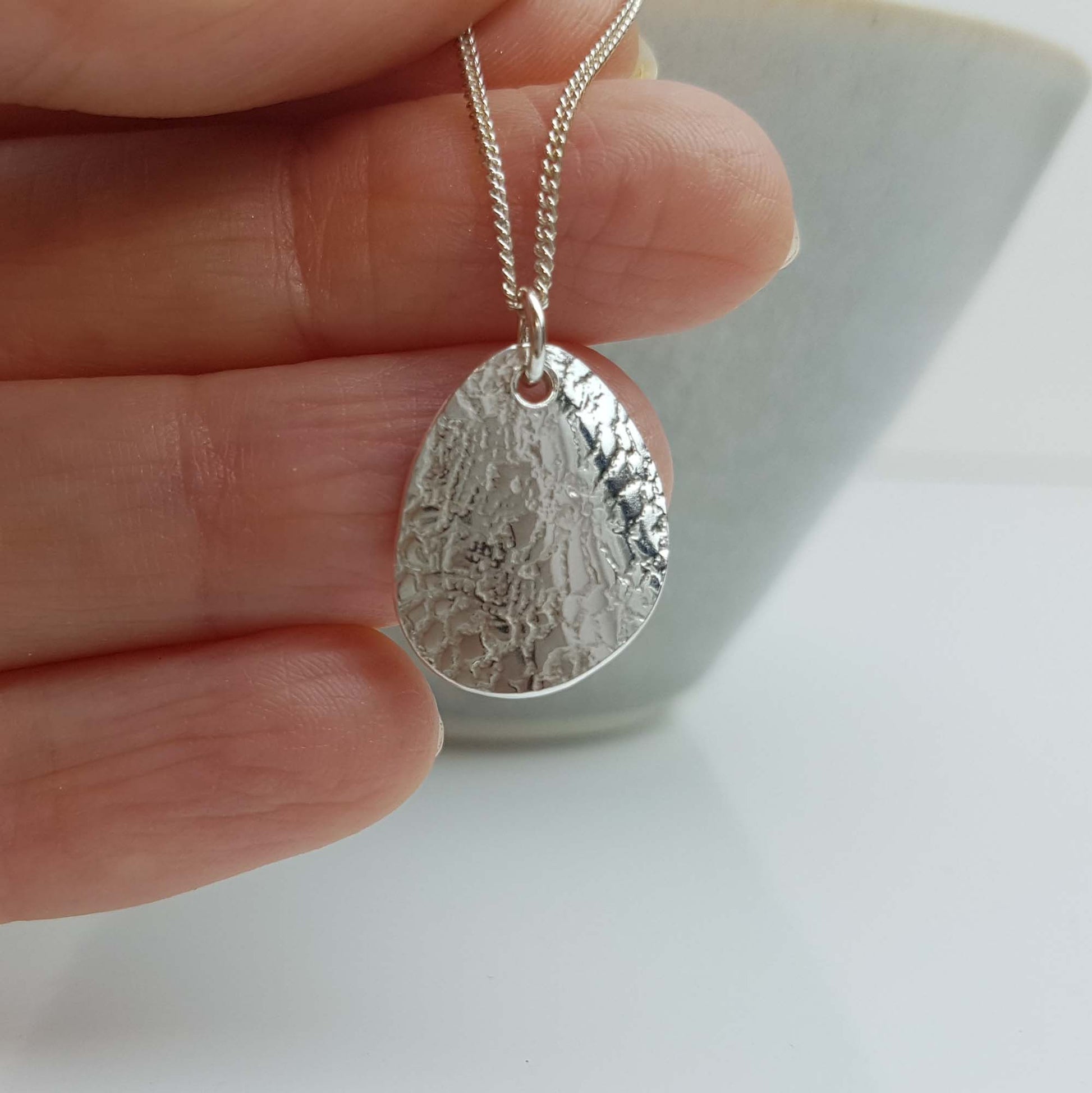 Nottingham lace petal necklace - The Studio at Wirksworth