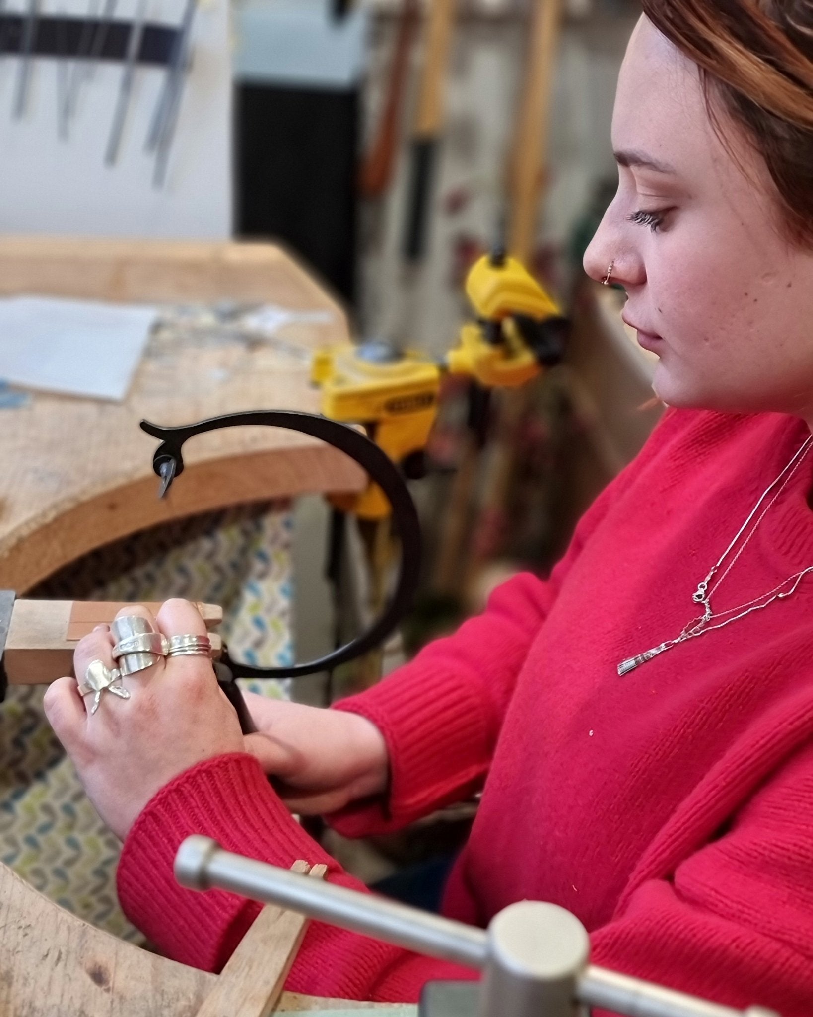 An introduction to silver jewellery - making over five sessions - The Studio at Wirksworth