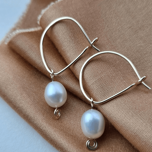 Freshwater pearl gold - filled jewellery - The Studio at Wirksworth