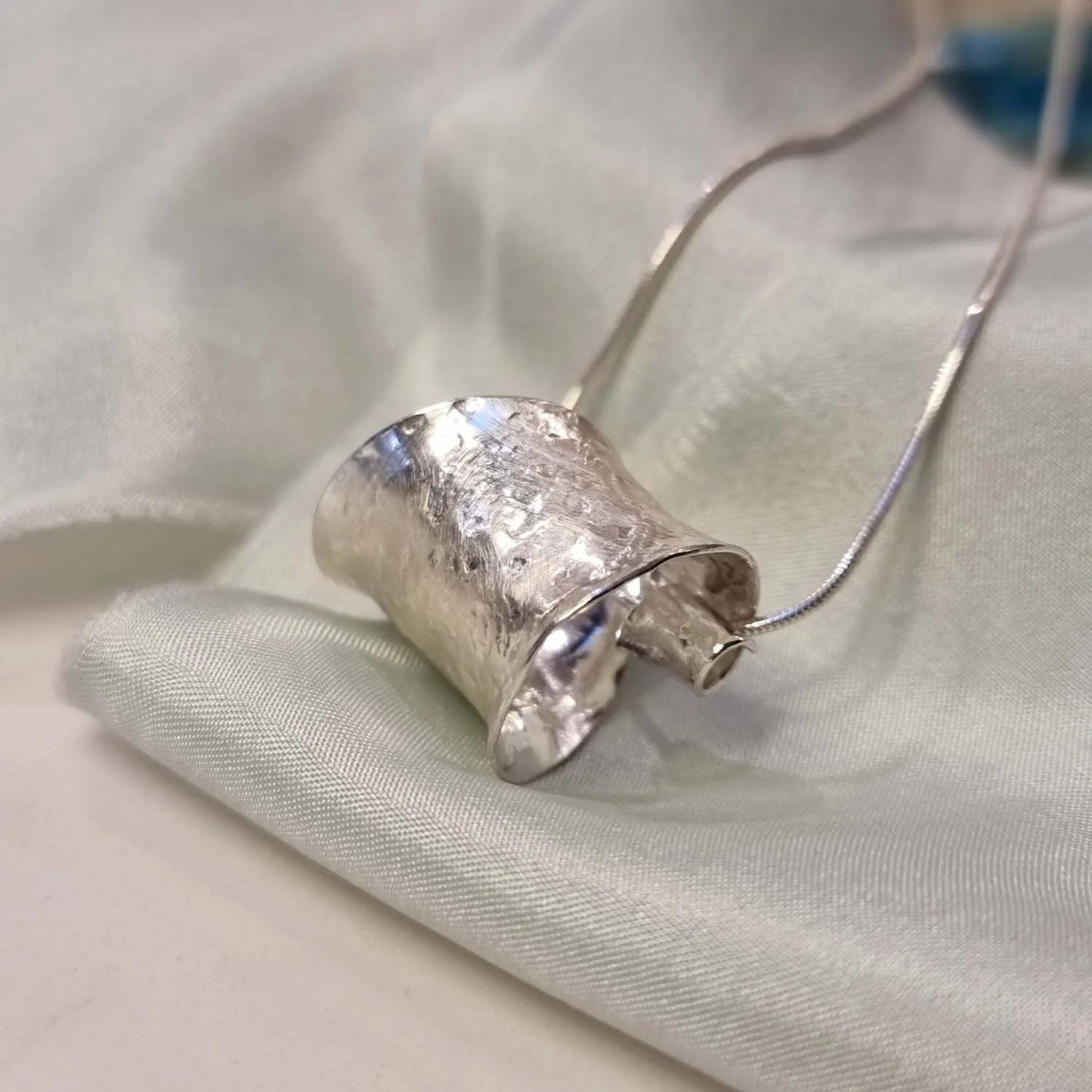 Lace spiral necklace - The Studio at Wirksworth