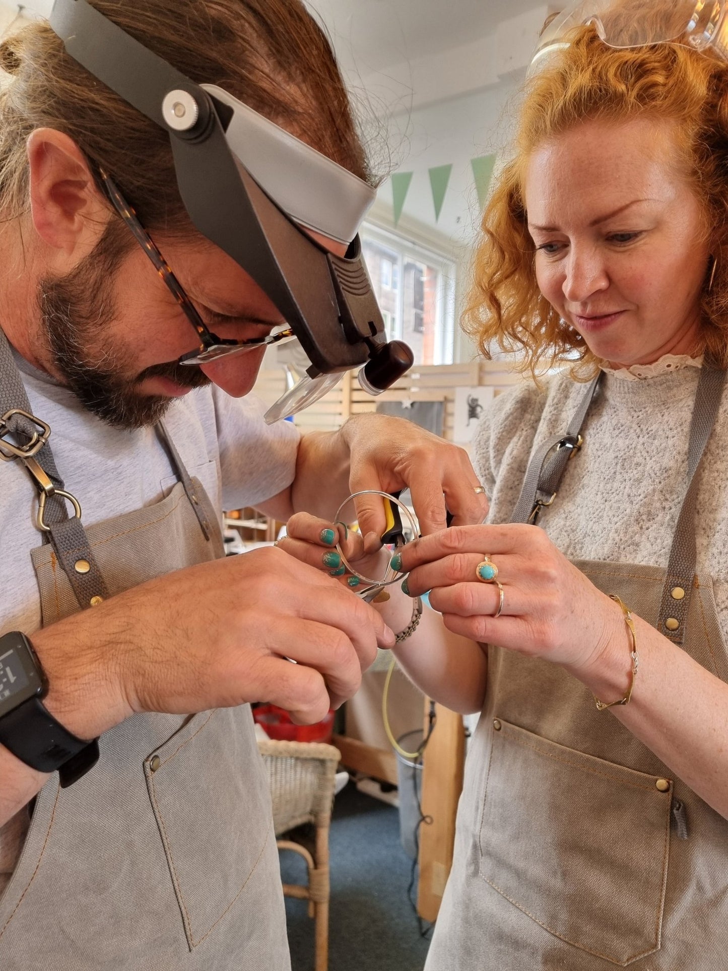 Beginner jewellery - making experiences - The Studio at Wirksworth