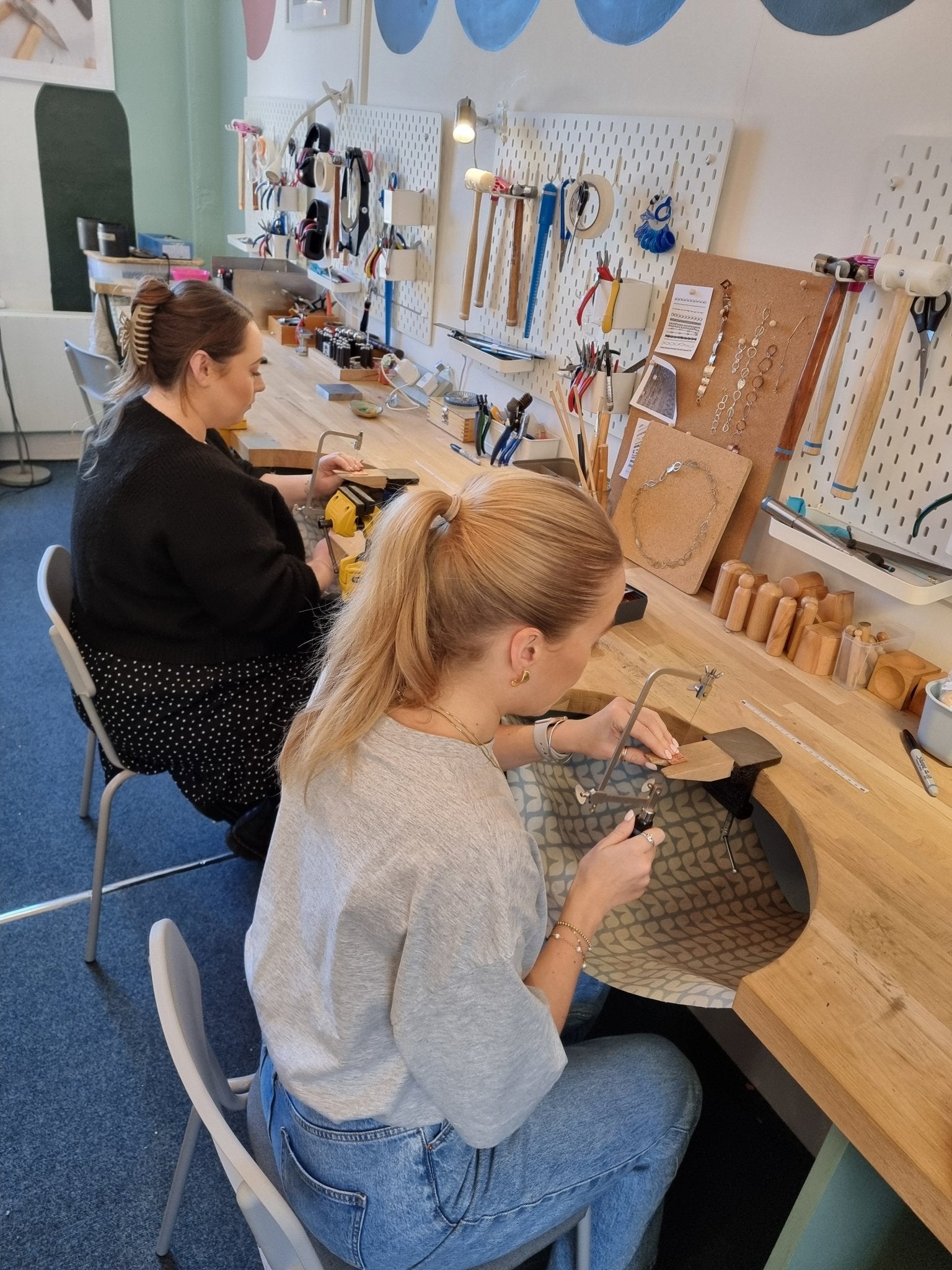 Beginner jewellery - making experiences - The Studio at Wirksworth