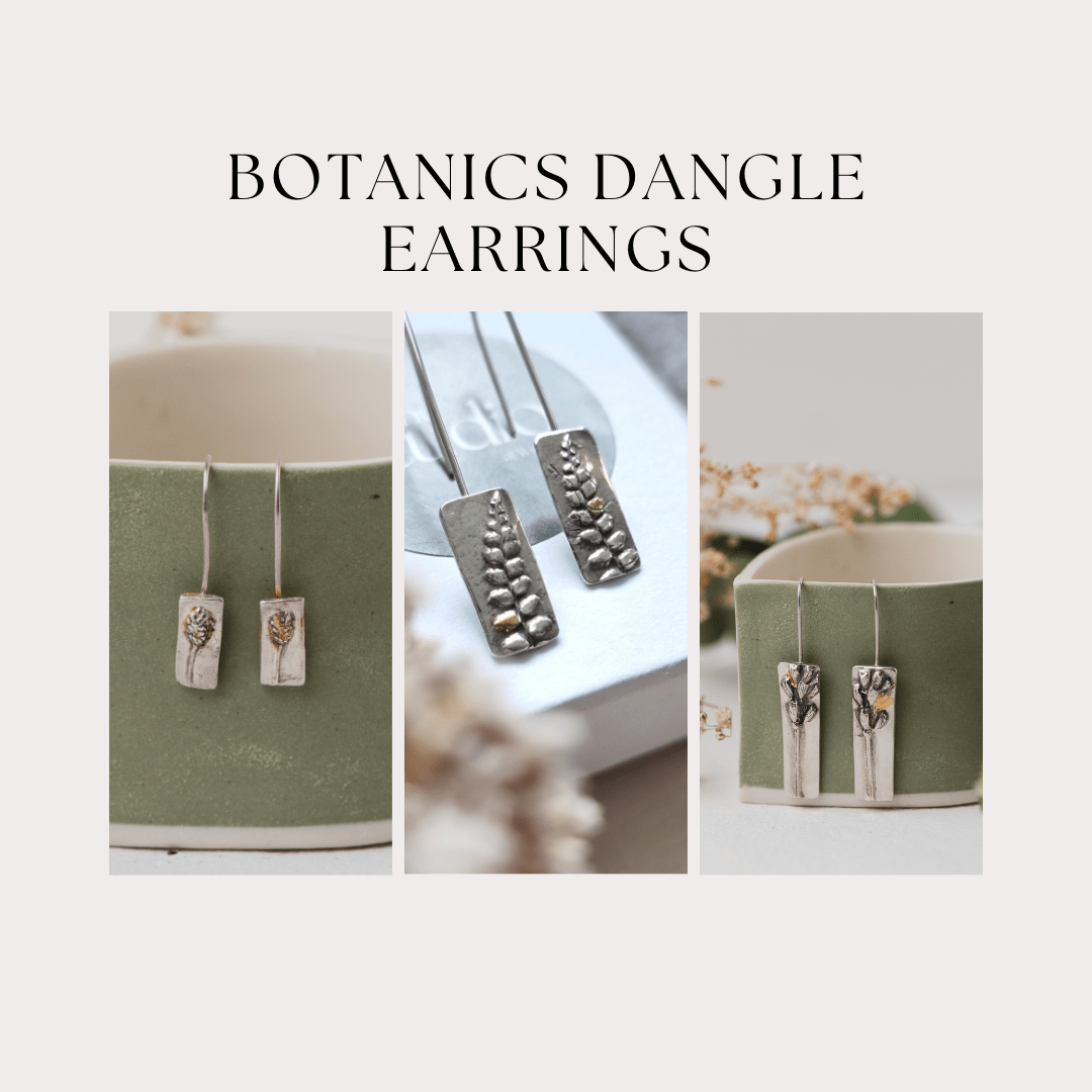Botanics - dangle earrings - The Studio at Wirksworth