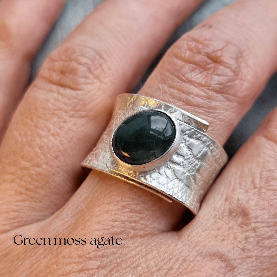 Lace gemstone rings - The Studio at Wirksworth