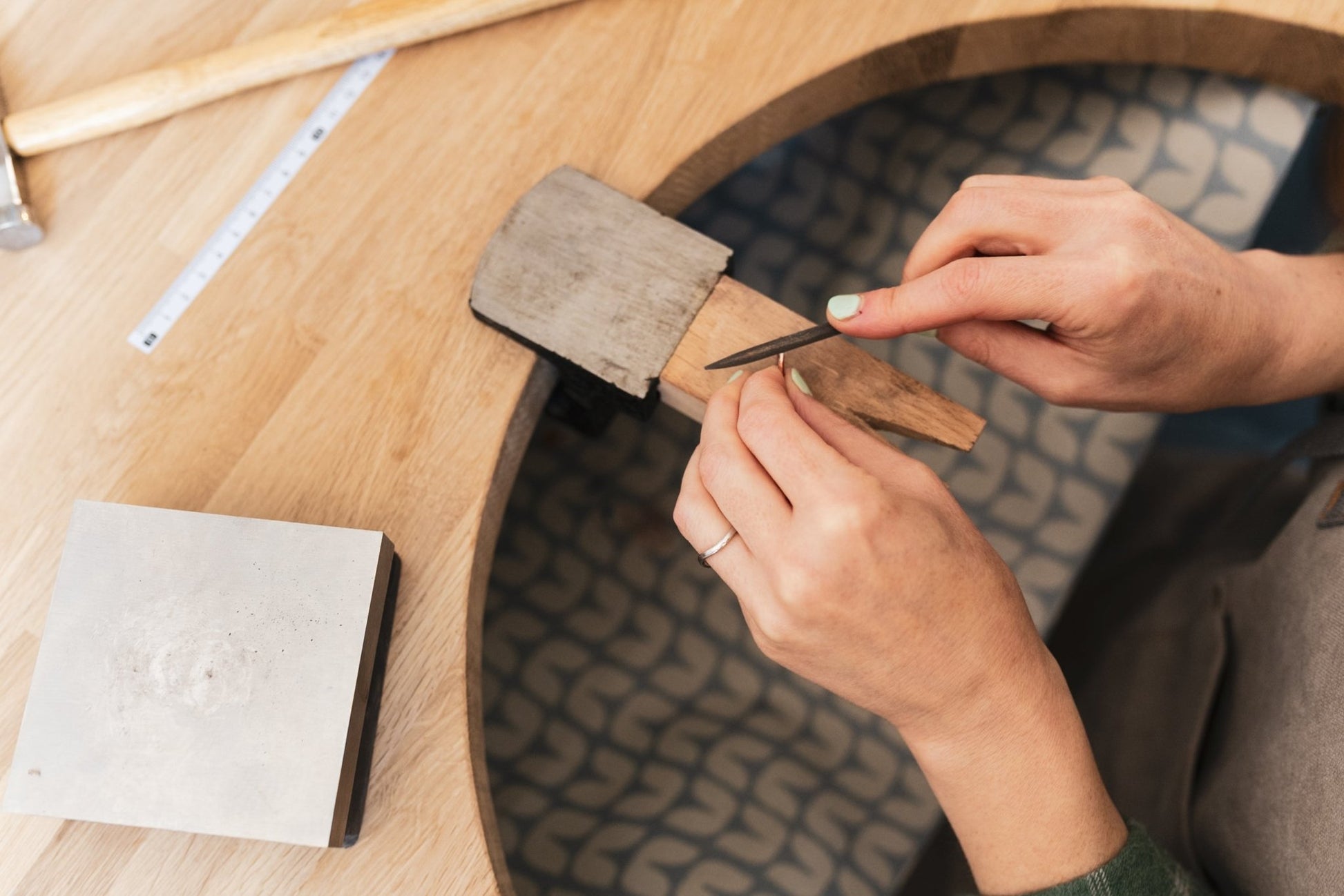 Hammered silver sun ray pendant - Wednesday 26th November - The Studio at Wirksworth