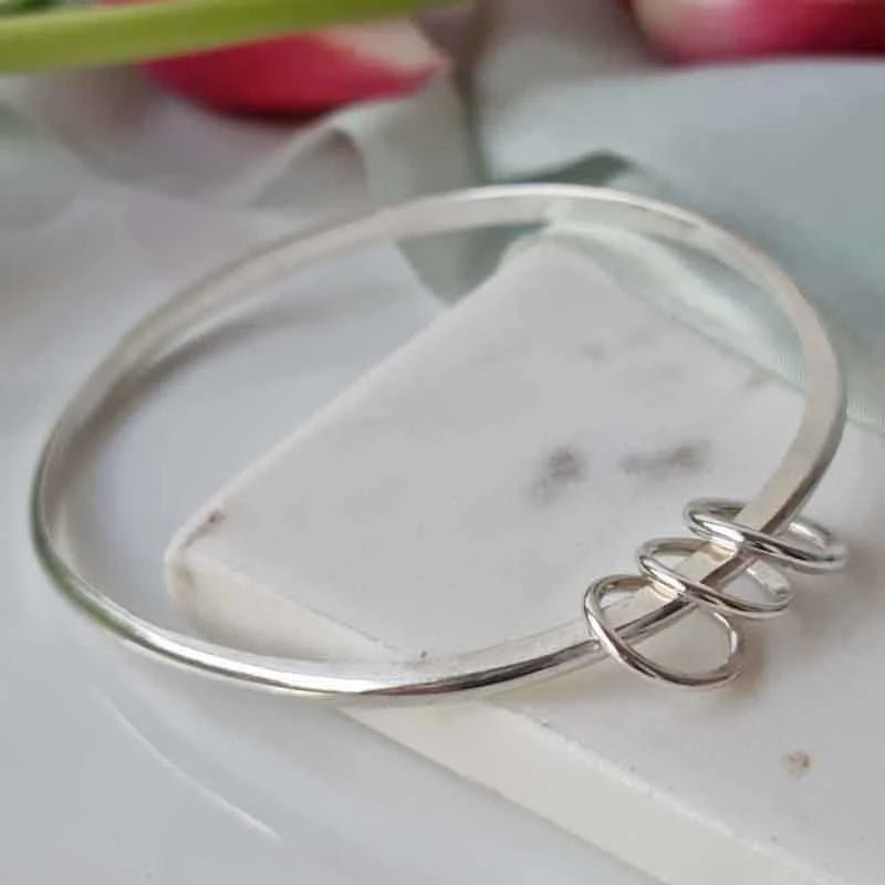 Bangle with rings - The Studio at Wirksworth