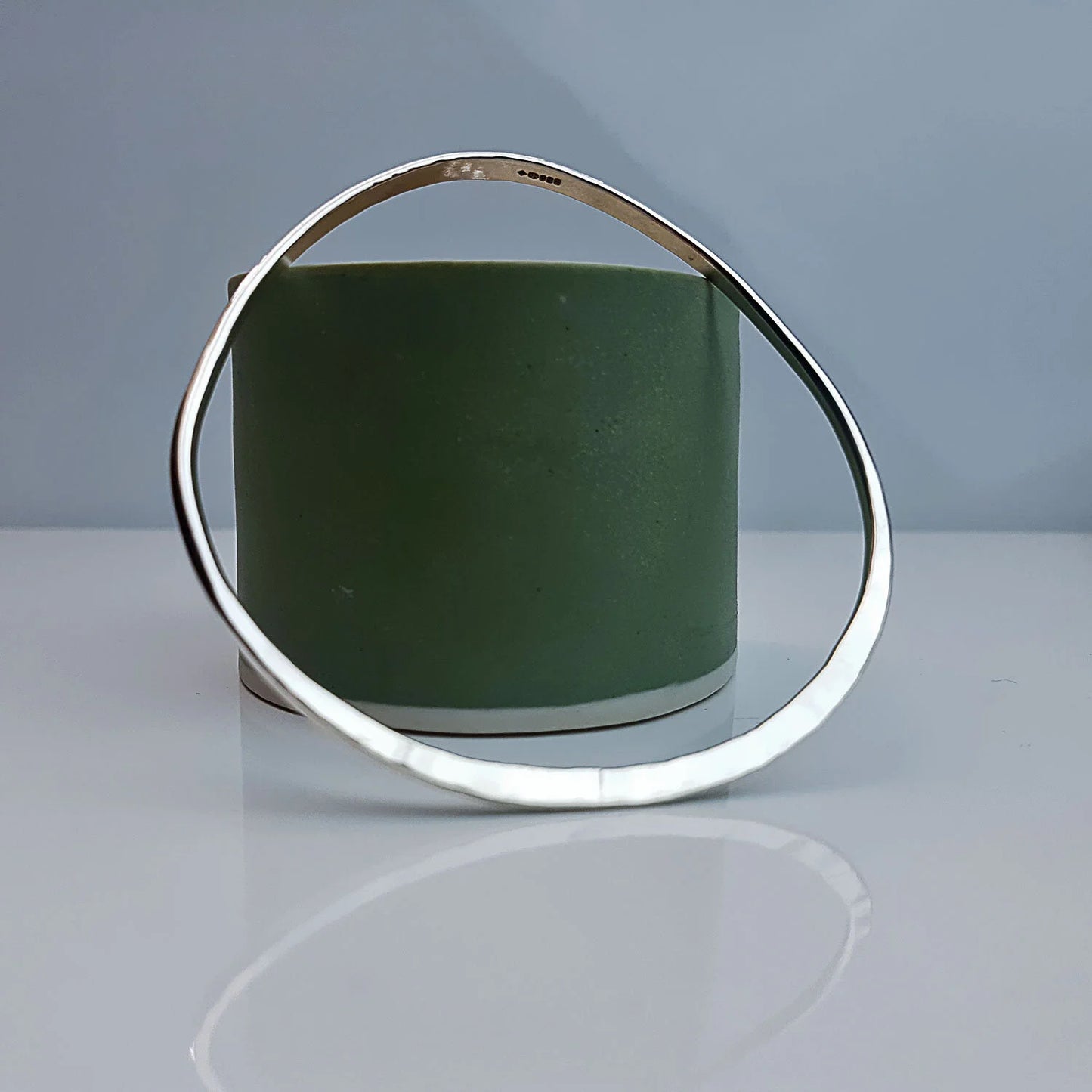 Simple forged bangle - The Studio at Wirksworth