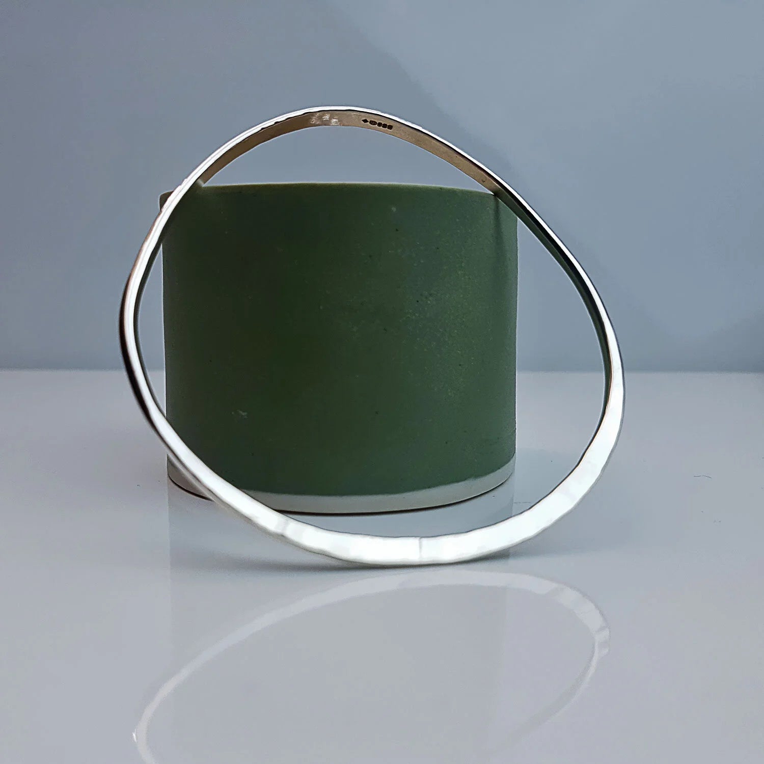 Simple forged bangle - The Studio at Wirksworth