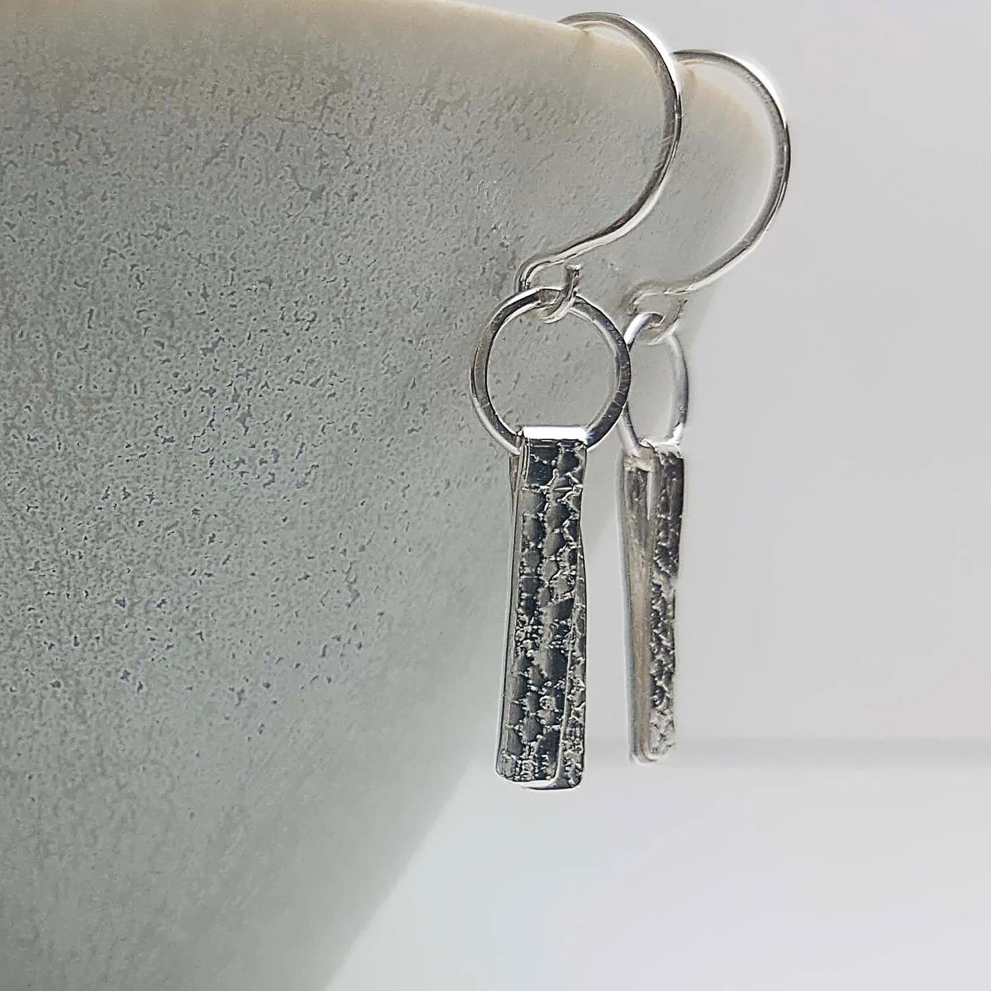 Lace ribbon earrings - The Studio at Wirksworth
