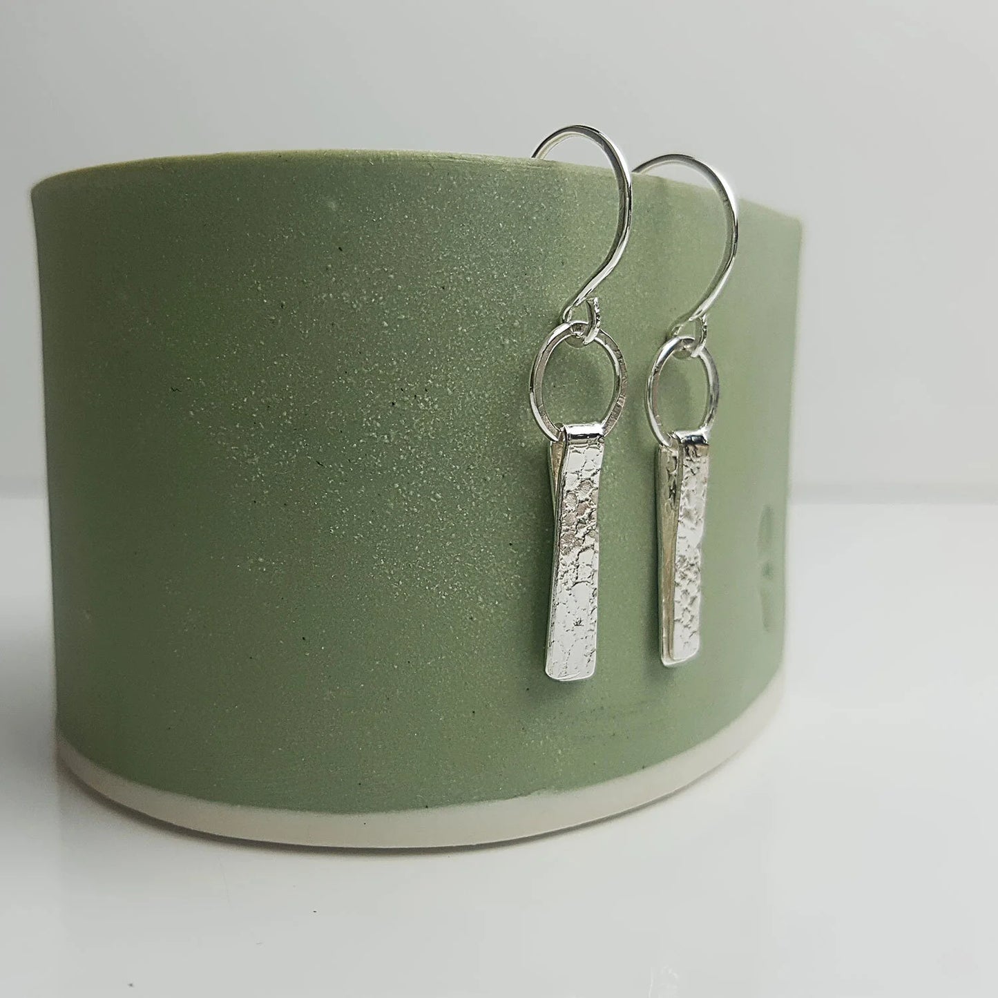 Lace ribbon earrings - The Studio at Wirksworth