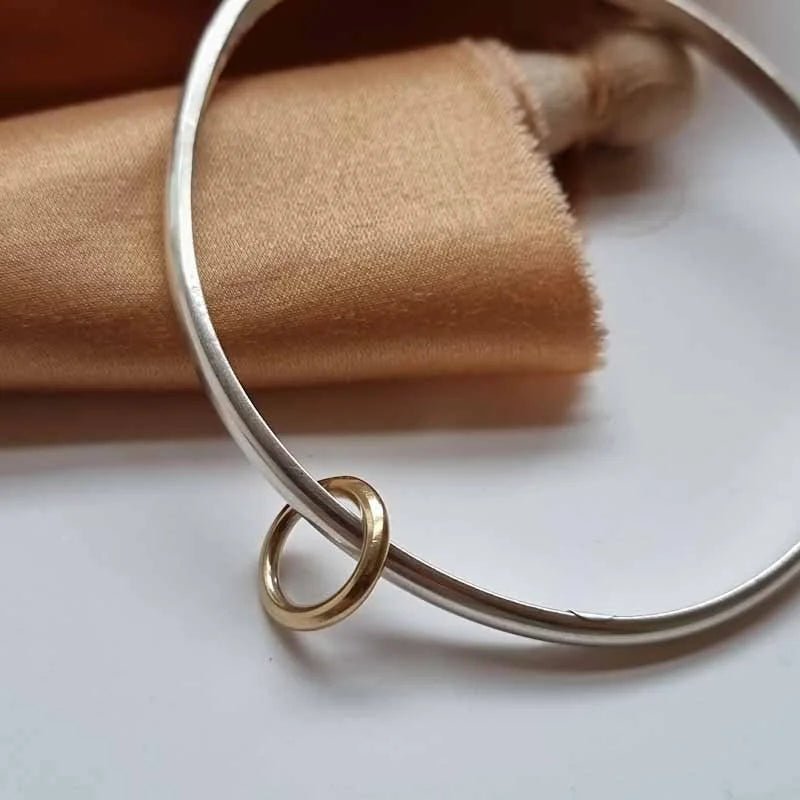 Bangle with rings - The Studio at Wirksworth