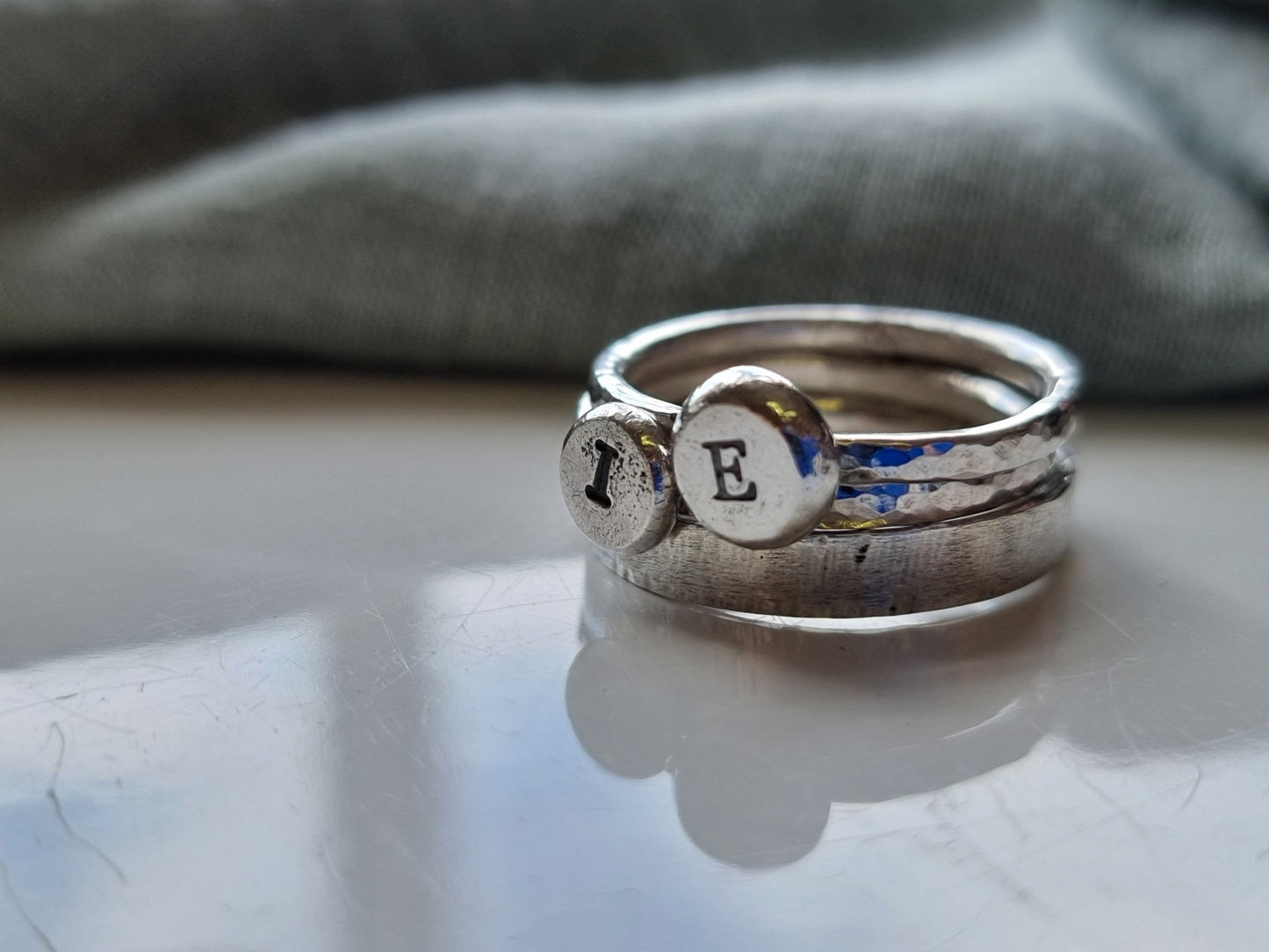 Silver ring with initial - Saturday 8th November - The Studio at Wirksworth