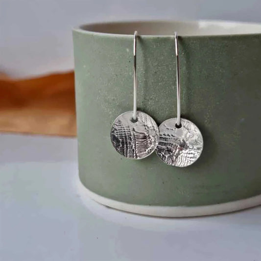 Lace long hook earrings - The Studio at Wirksworth