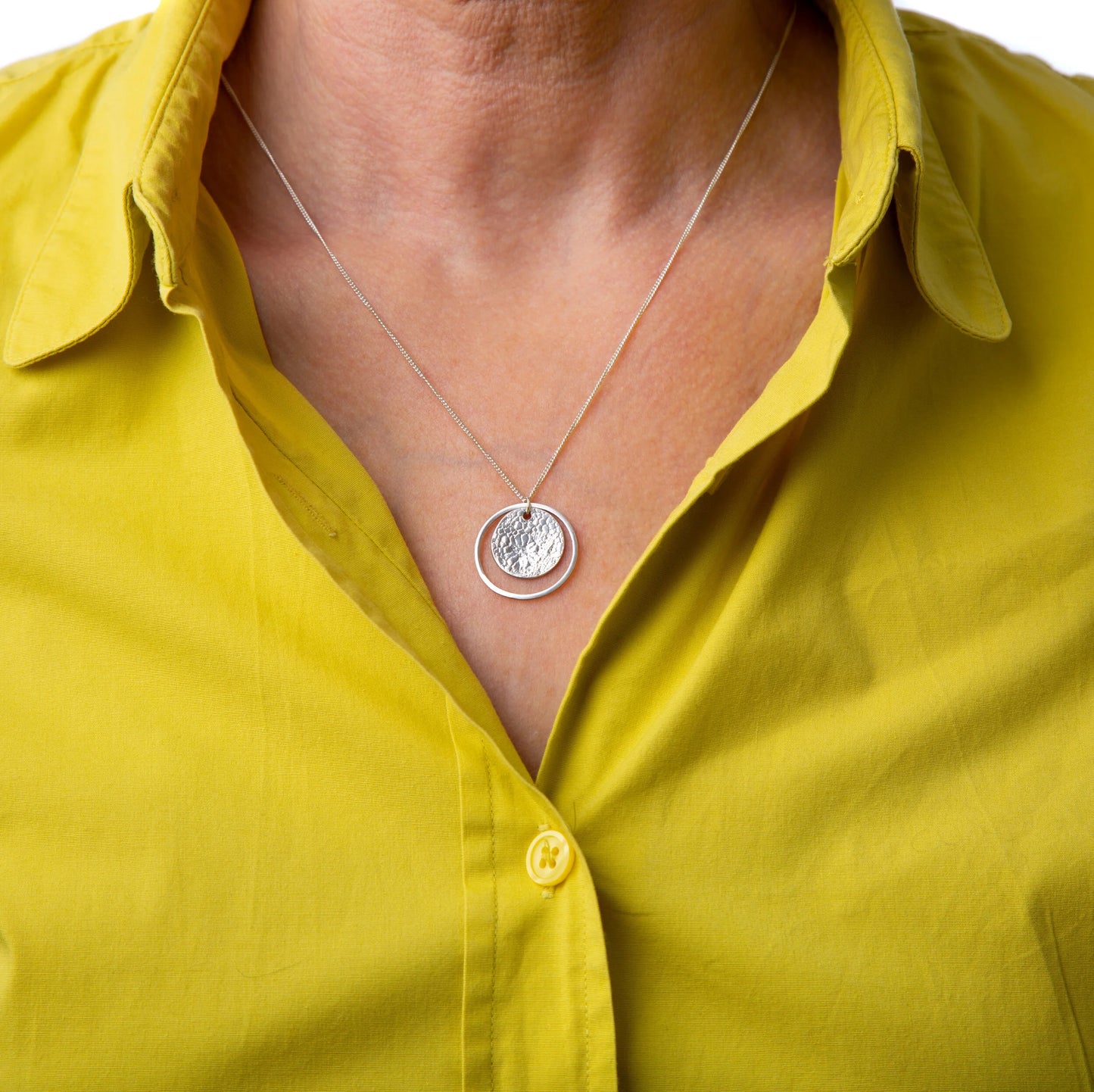 Lace coin necklace - The Studio at Wirksworth