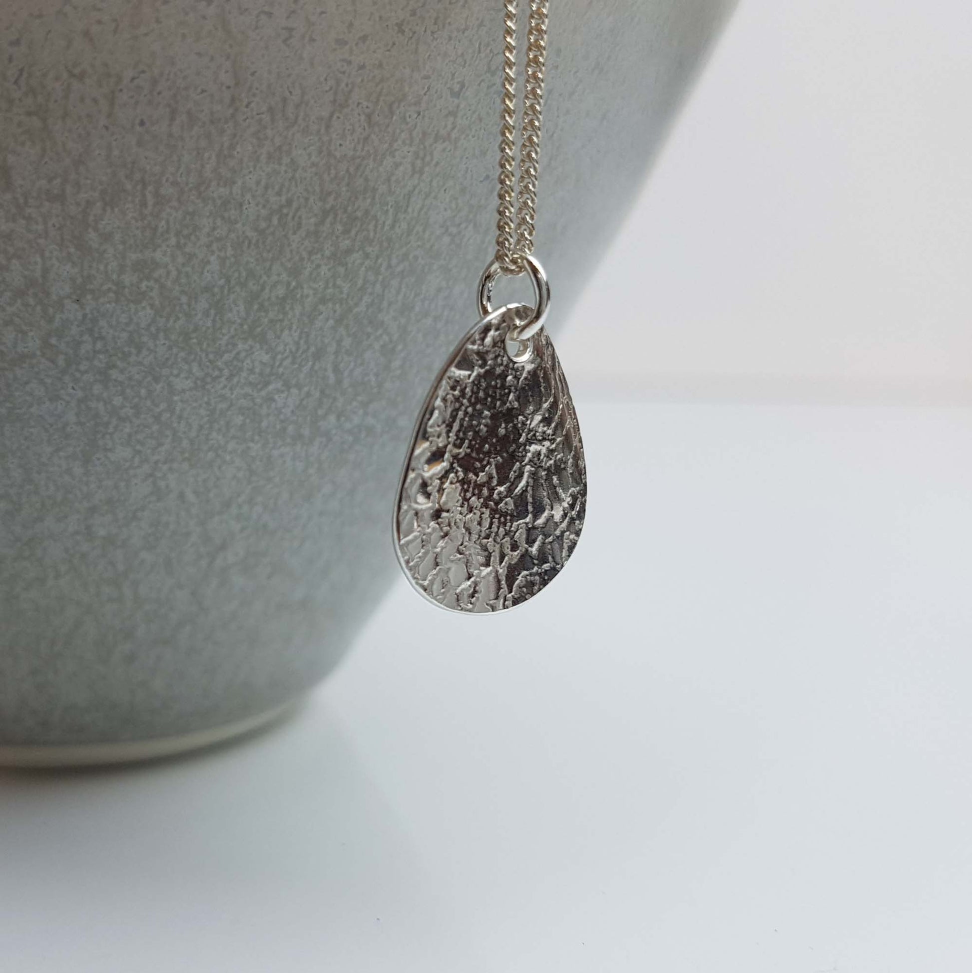 Nottingham lace petal necklace - The Studio at Wirksworth