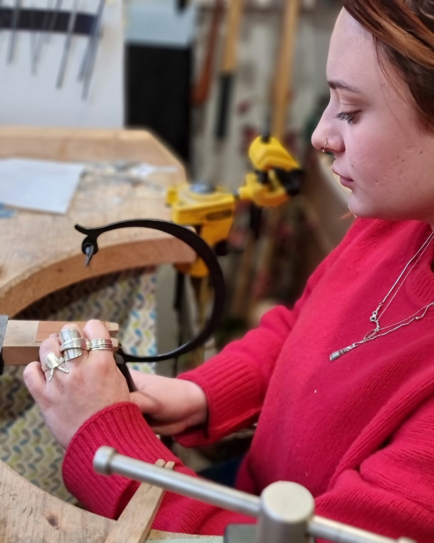 An introduction to silver jewellery - making over five sessions - The Studio at Wirksworth